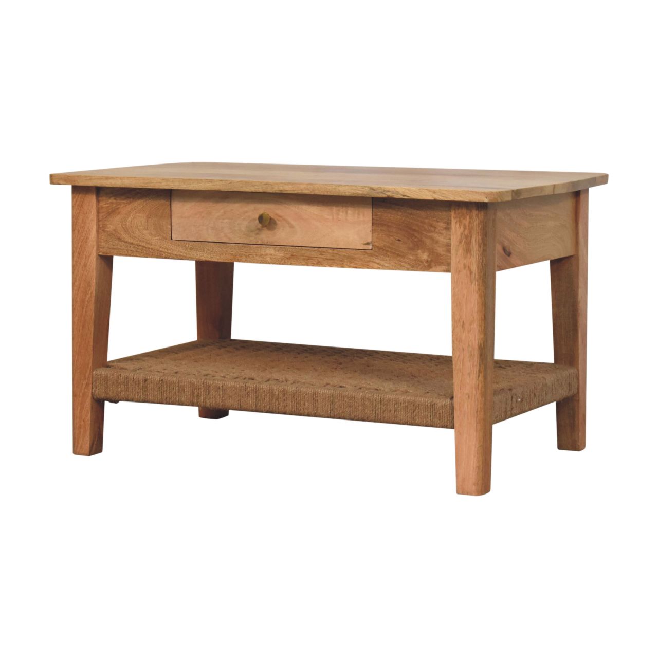 Solid Wood Rope Coffee Table