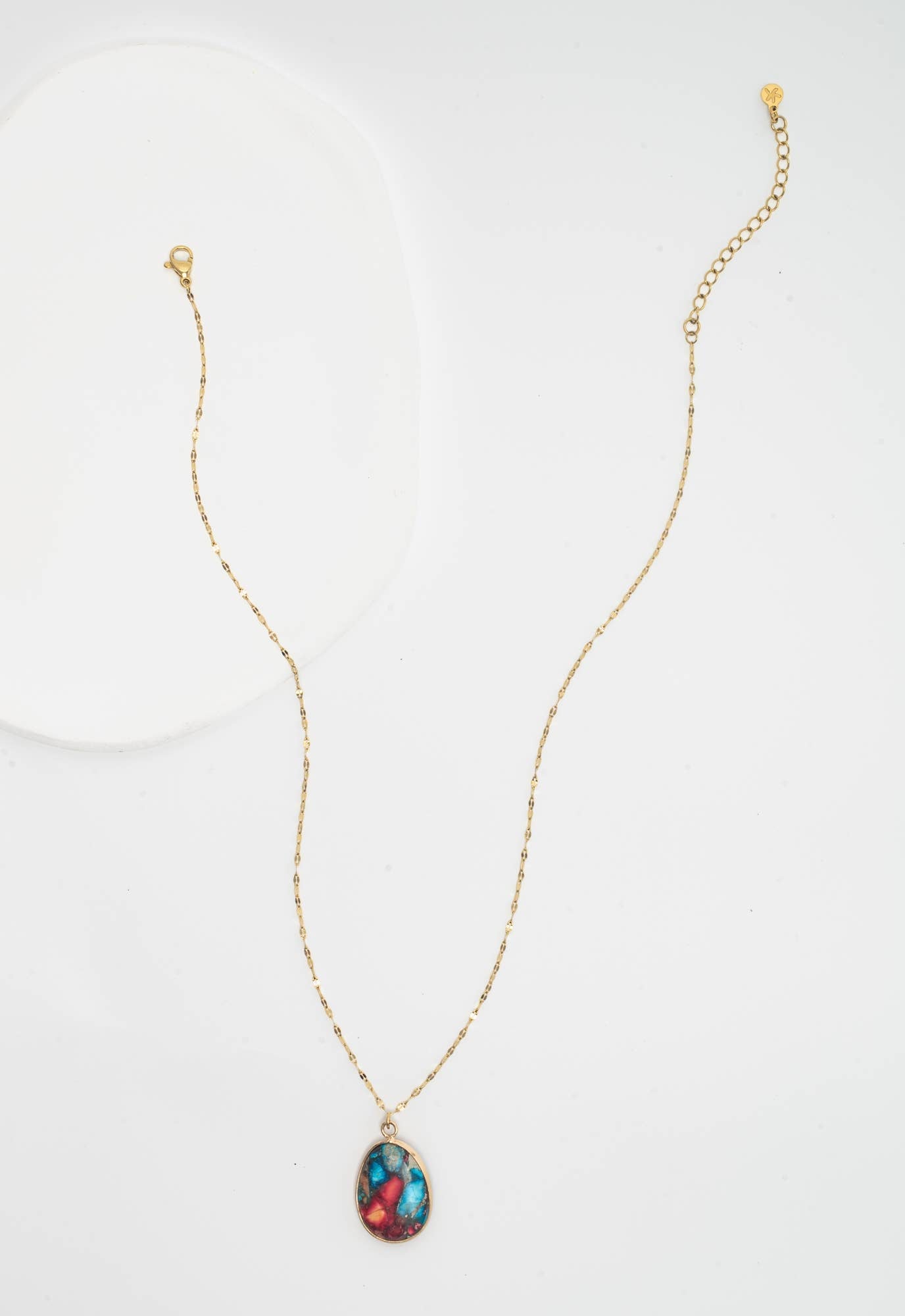 Mosaic Jasper Necklace