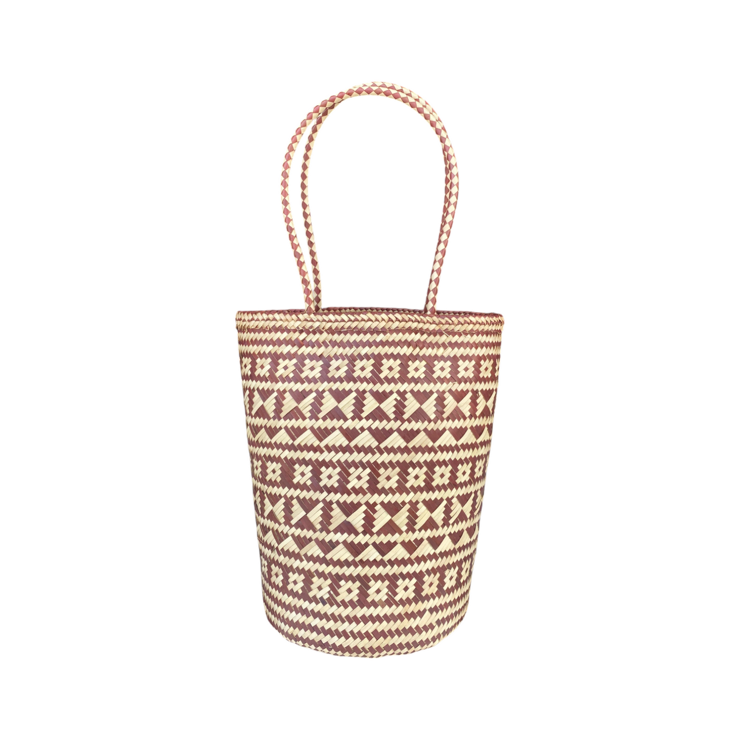Palm Leaf Shopper Market Tote
