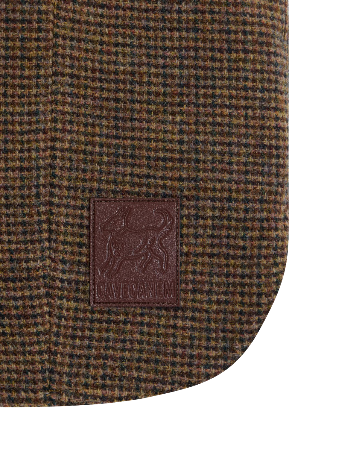 The Scotia | Wool Tweed Dog Vest | Houndstooth