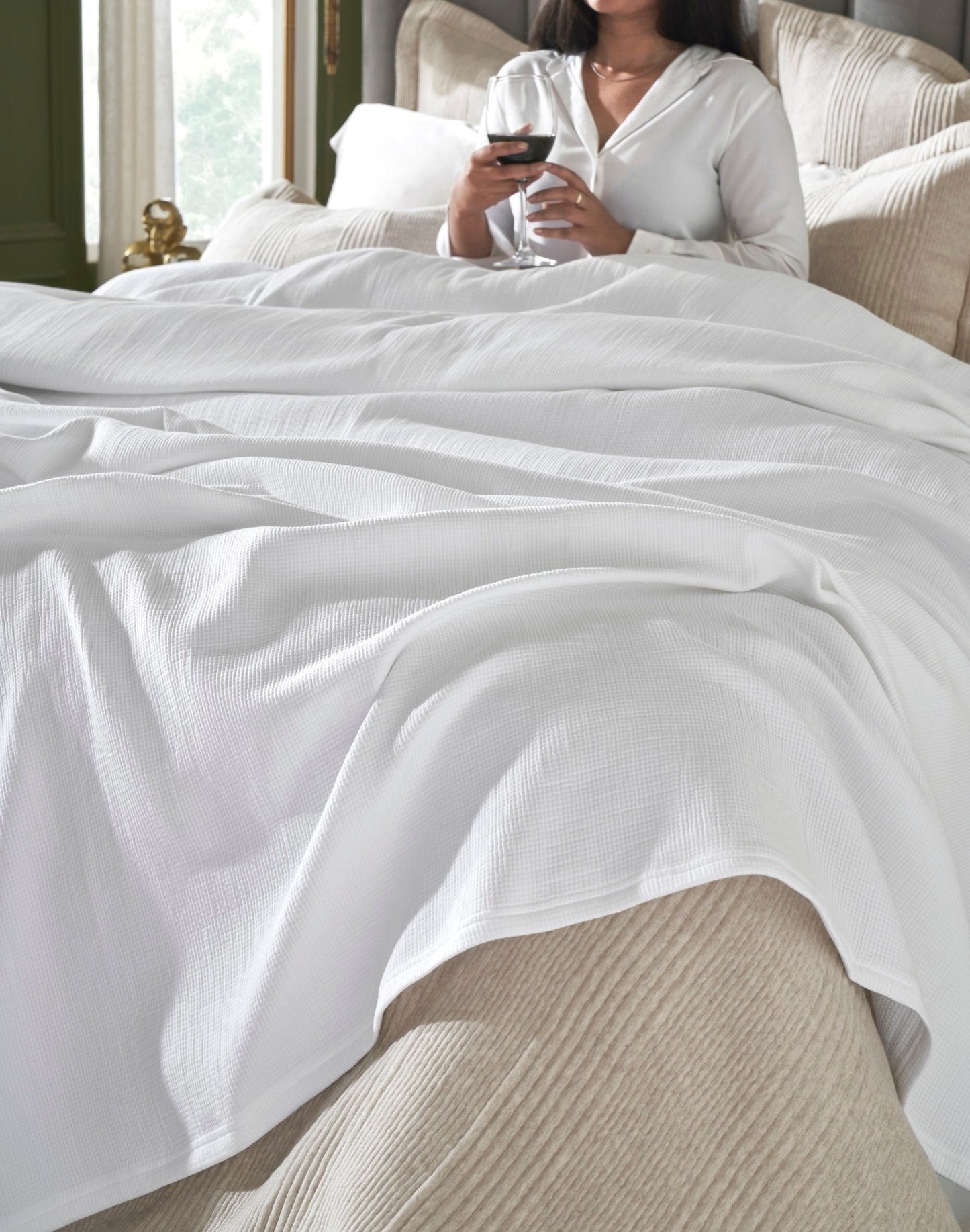 Vienna Texture Cotton Blanket