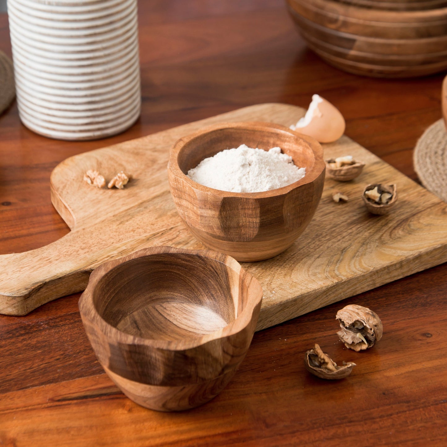 Gravon Acacia Nut Bowls