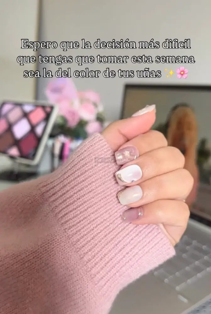 Opal Elegance Short Square - Purple