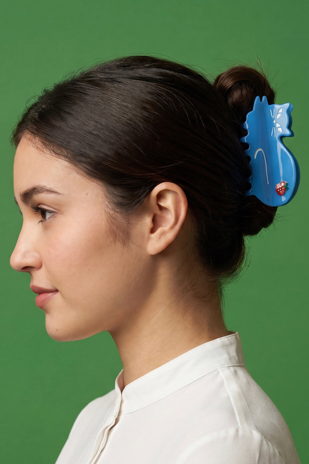Strawberry Blue Cat Hair Claw
