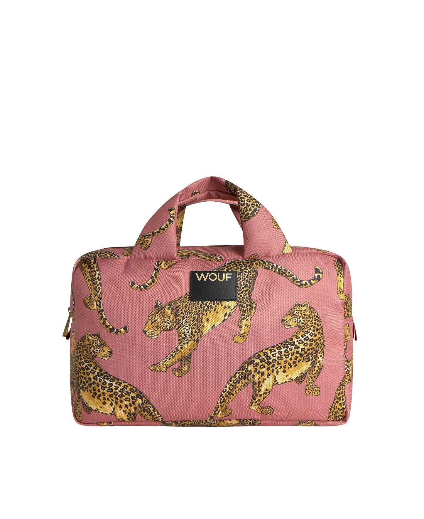Blush Leopard Large Toiletry Bag