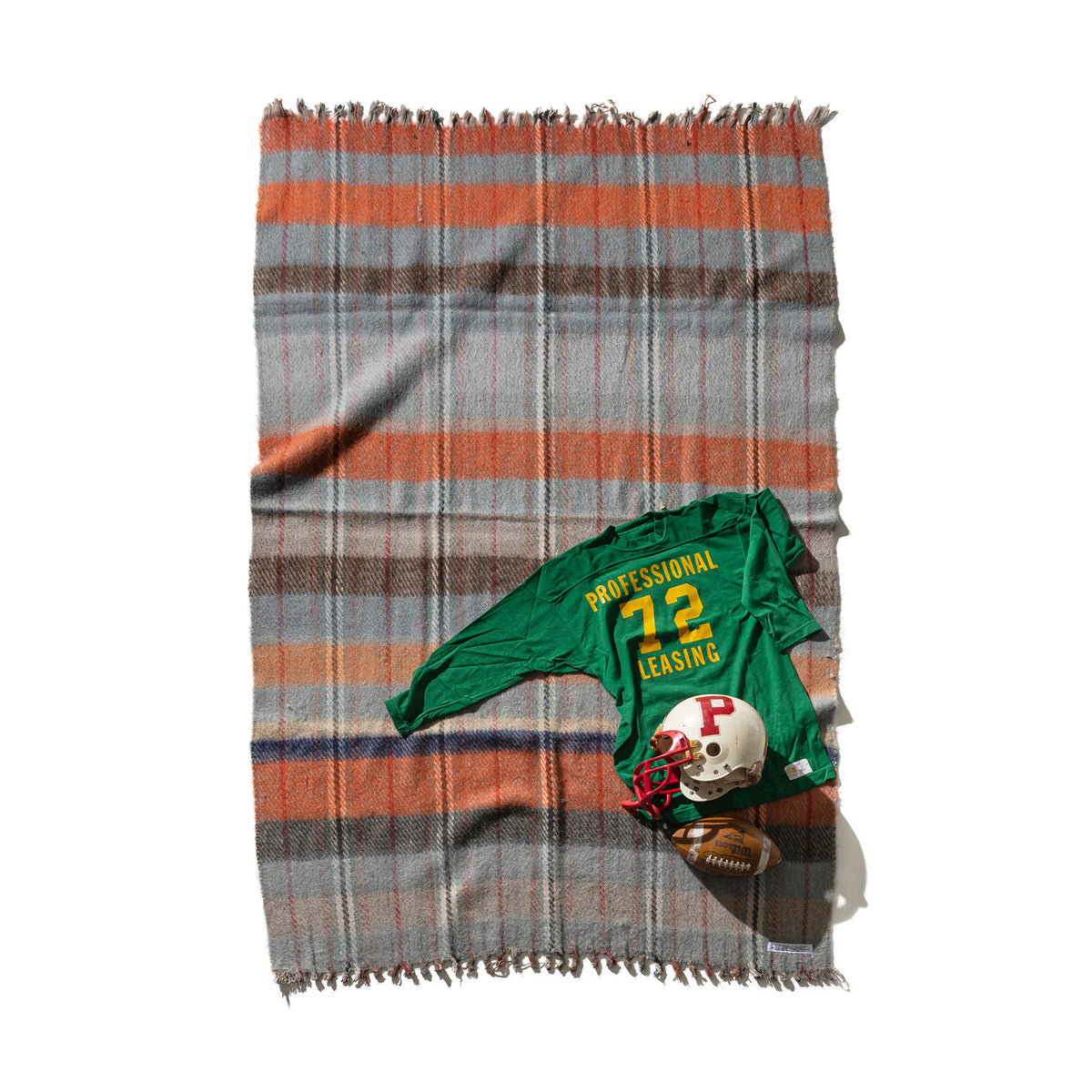 RECYCLED WOOL MIX BLANKET / Assorted Color