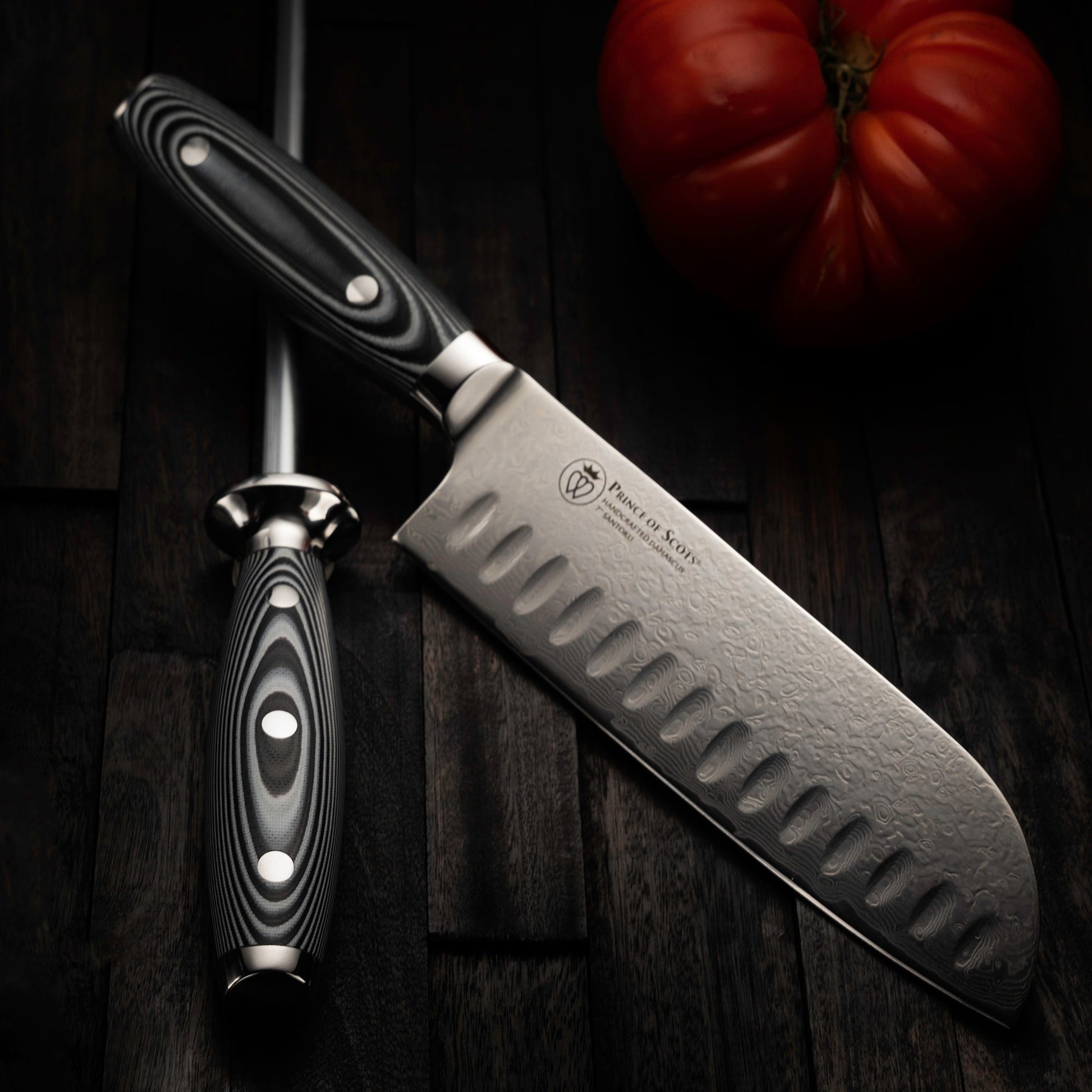7 Inch Damascus Santoku Knife - Osadia Concept Store