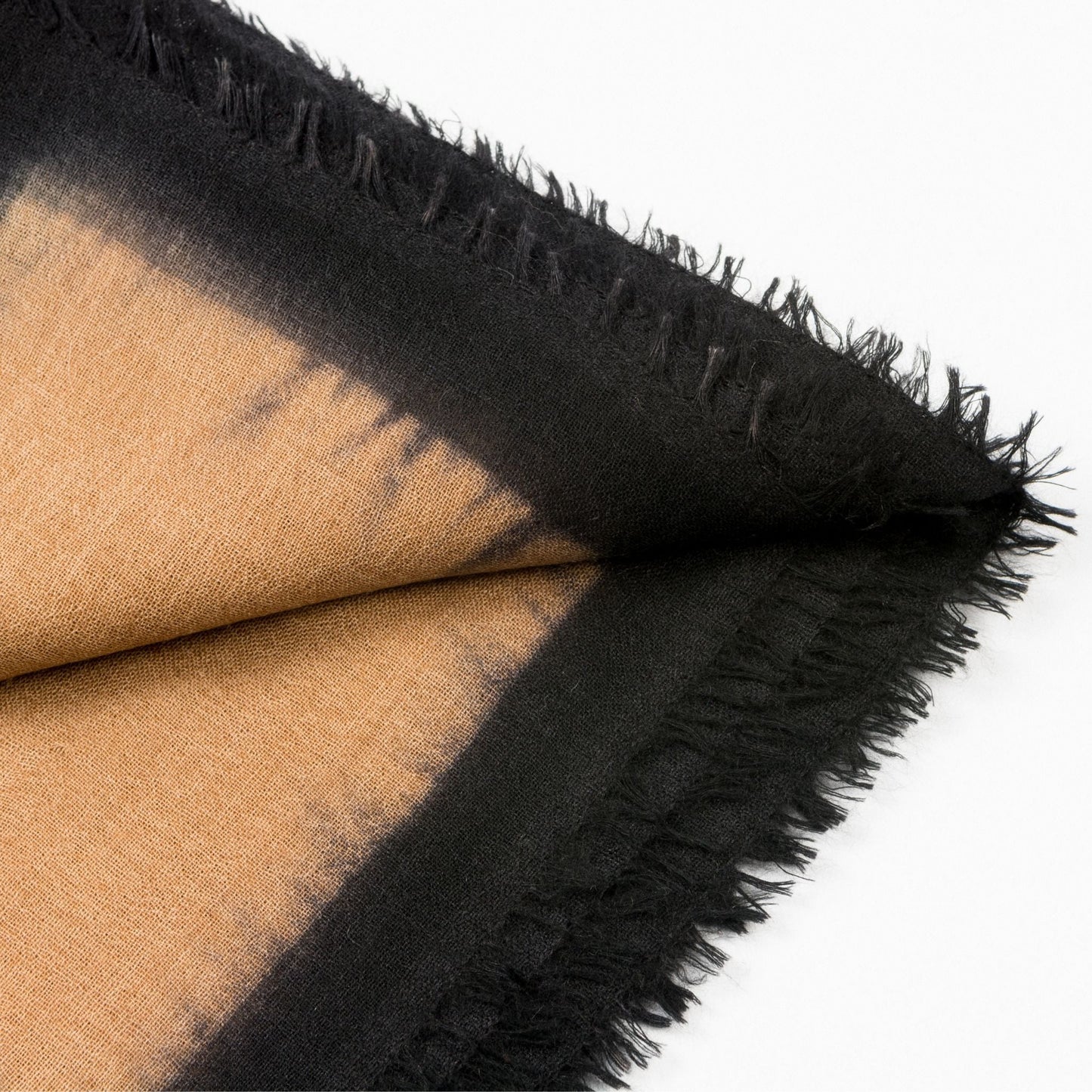 Iris Brown Cashmere Merino Handwoven Scarf