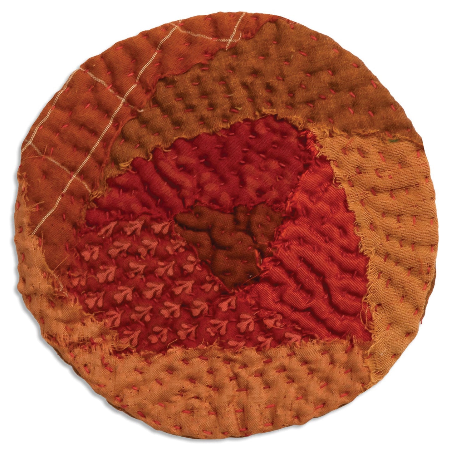 Utopia Rose  kantha Coaster (Set of 2)