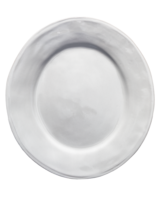 Milk White White Oval Serving Tray