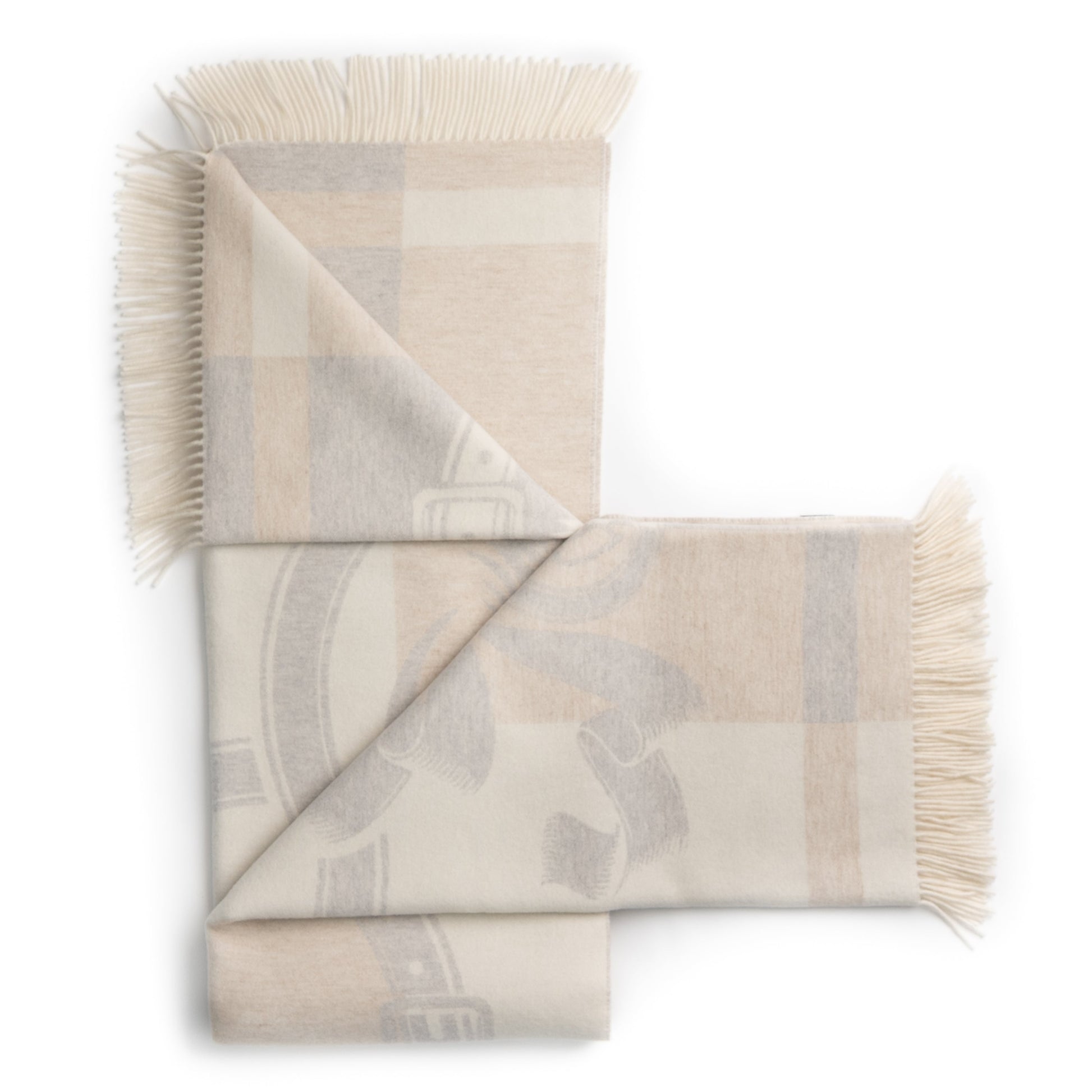 Thistle Reign Reversible Throw – Extra-Fine Italian Merino Wool | 56" x 72" - Osadia Concept Store