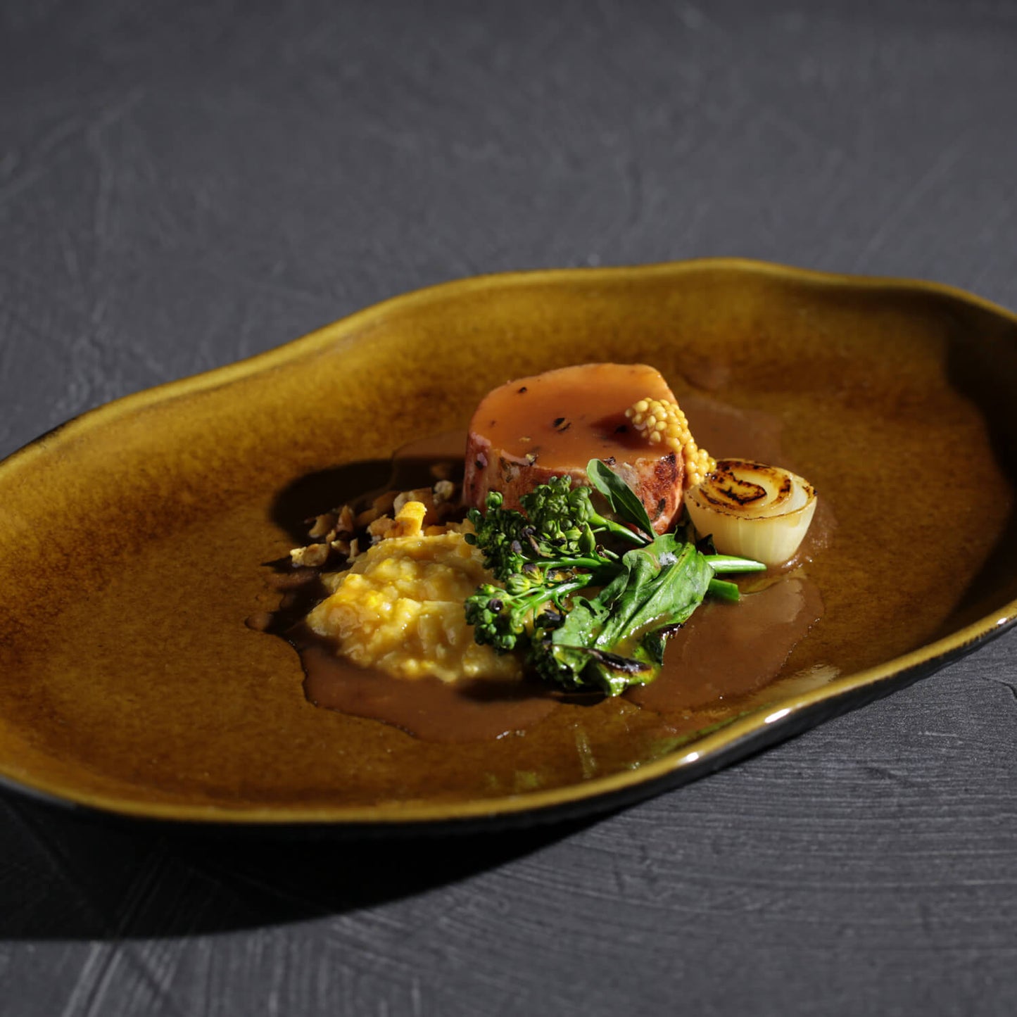 Shallow Bio Oval Platter Medium Set of 4