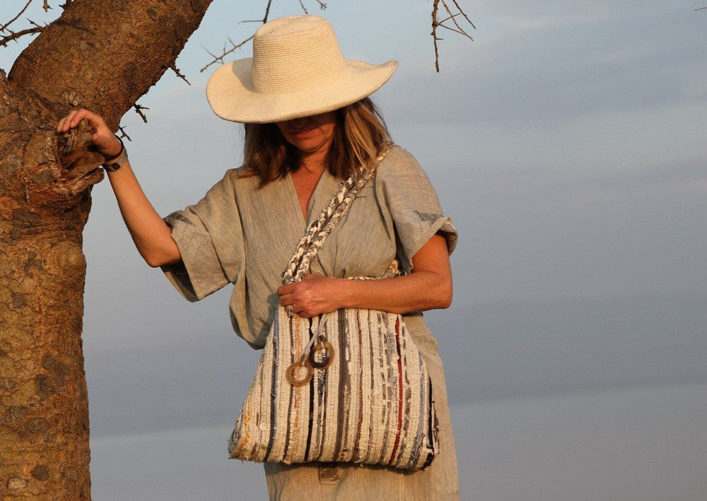 Fasika Upcycled Ethiopian Cotton Bag