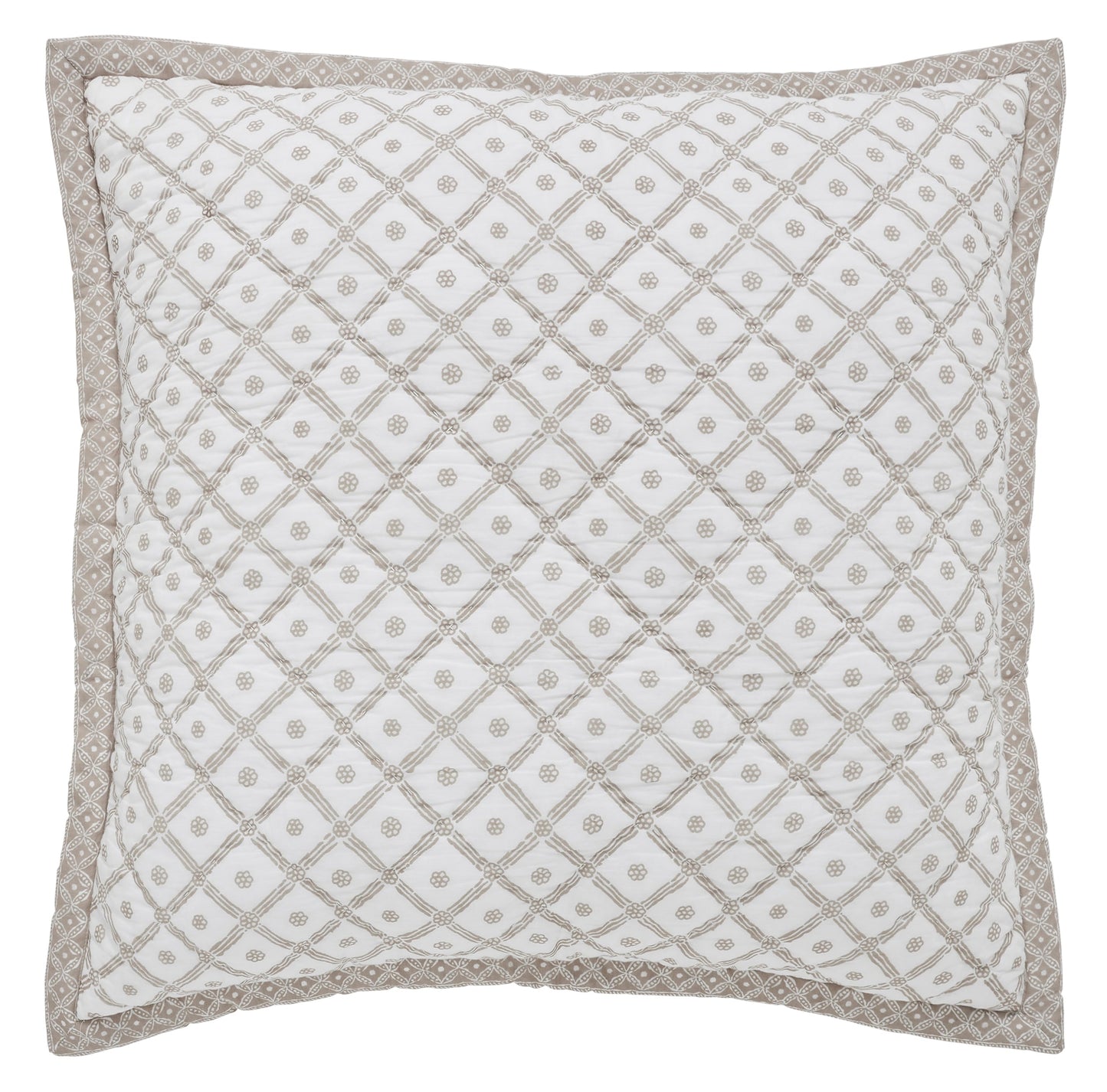 Bliss Printed Cotton Quilted Quilt Sham
