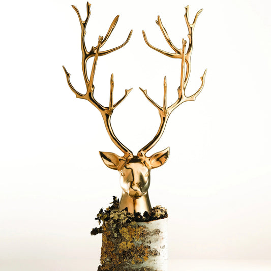 Stag Bust Gold