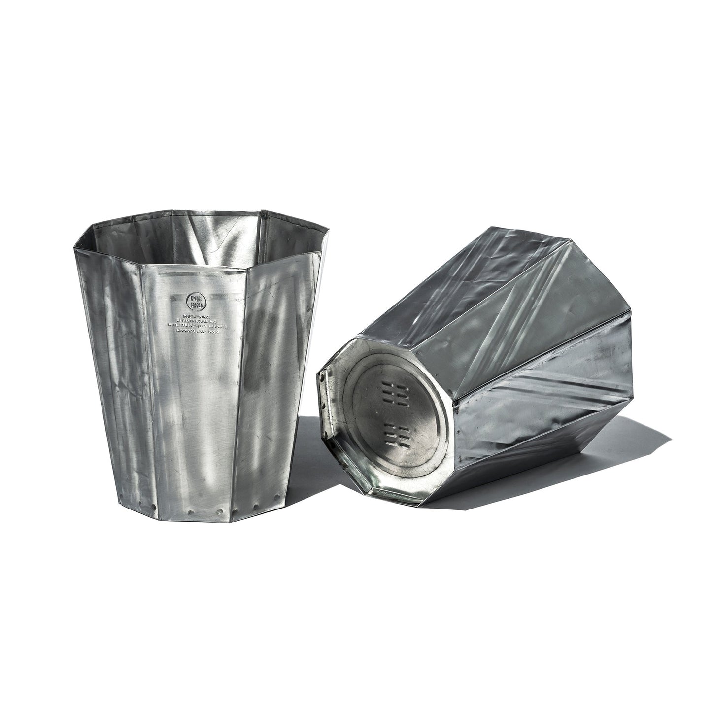 RECYCLED STEEL TRASHCAN