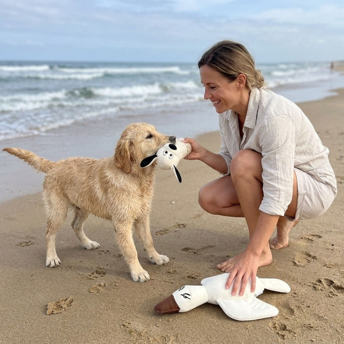 Dog Toy Bundle – Eco-Friendly Cotton Canvas – Dawgy & Ducky
