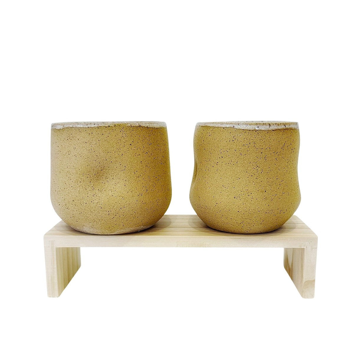 S/2 Hug Mugs - Translucent