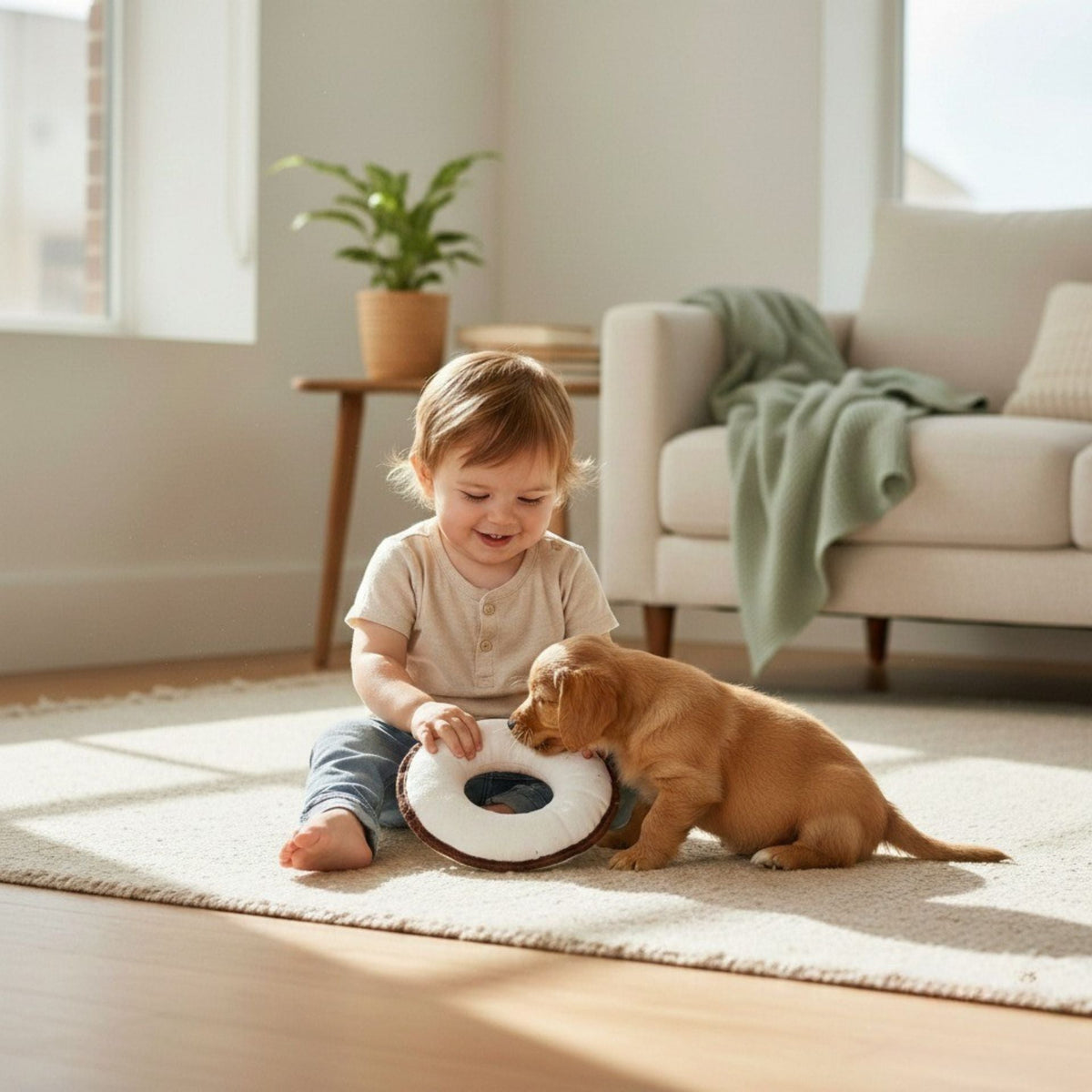 Dog Flying Disc Eco-Friendly Cotton Canvas Fetch Toy – Disk