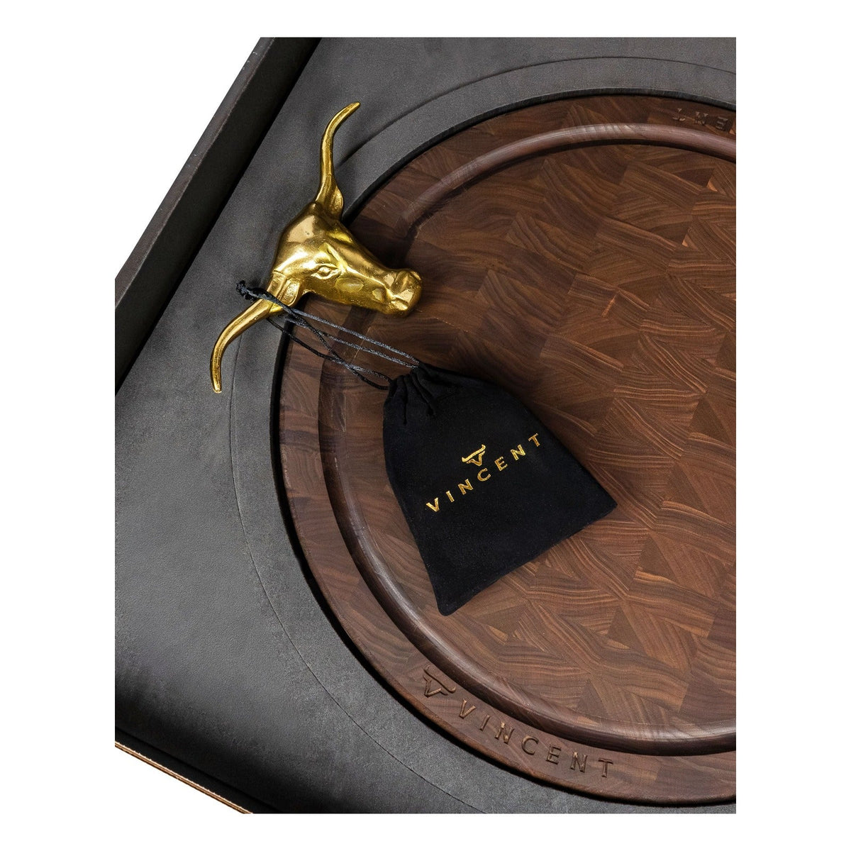The Ritual 18" x 18" Walnut Carving & Presentation Board