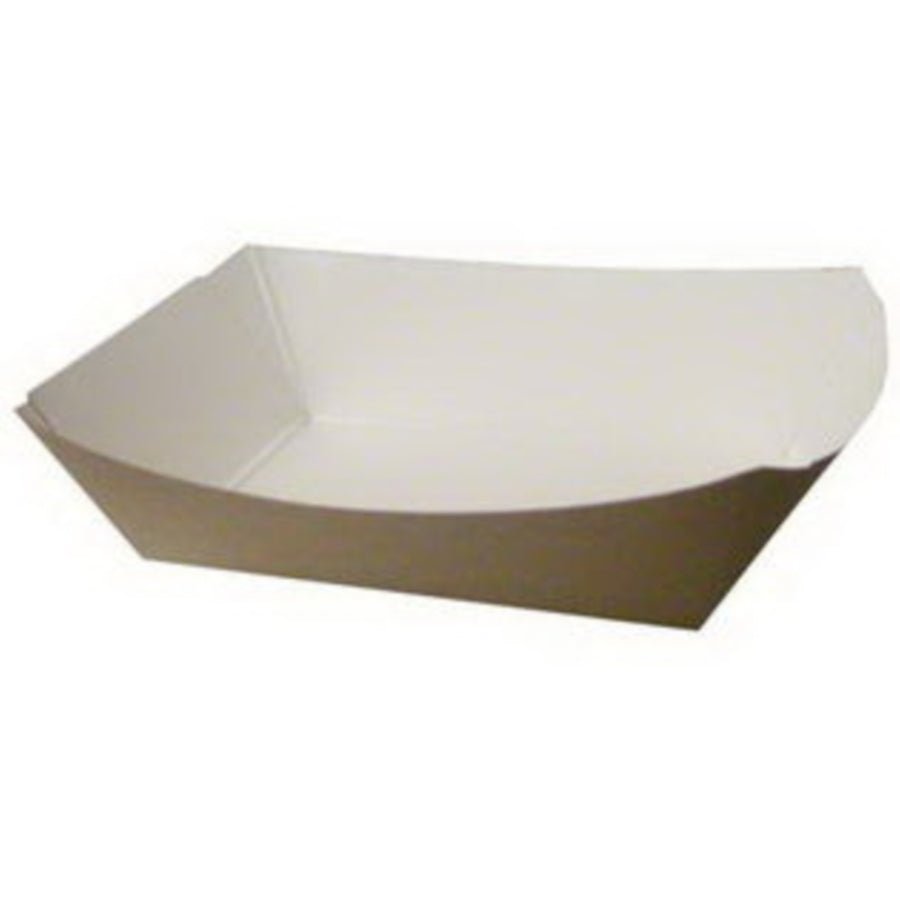 SQP #300 3lb Kraft Paper Food Tray (QTY:500)