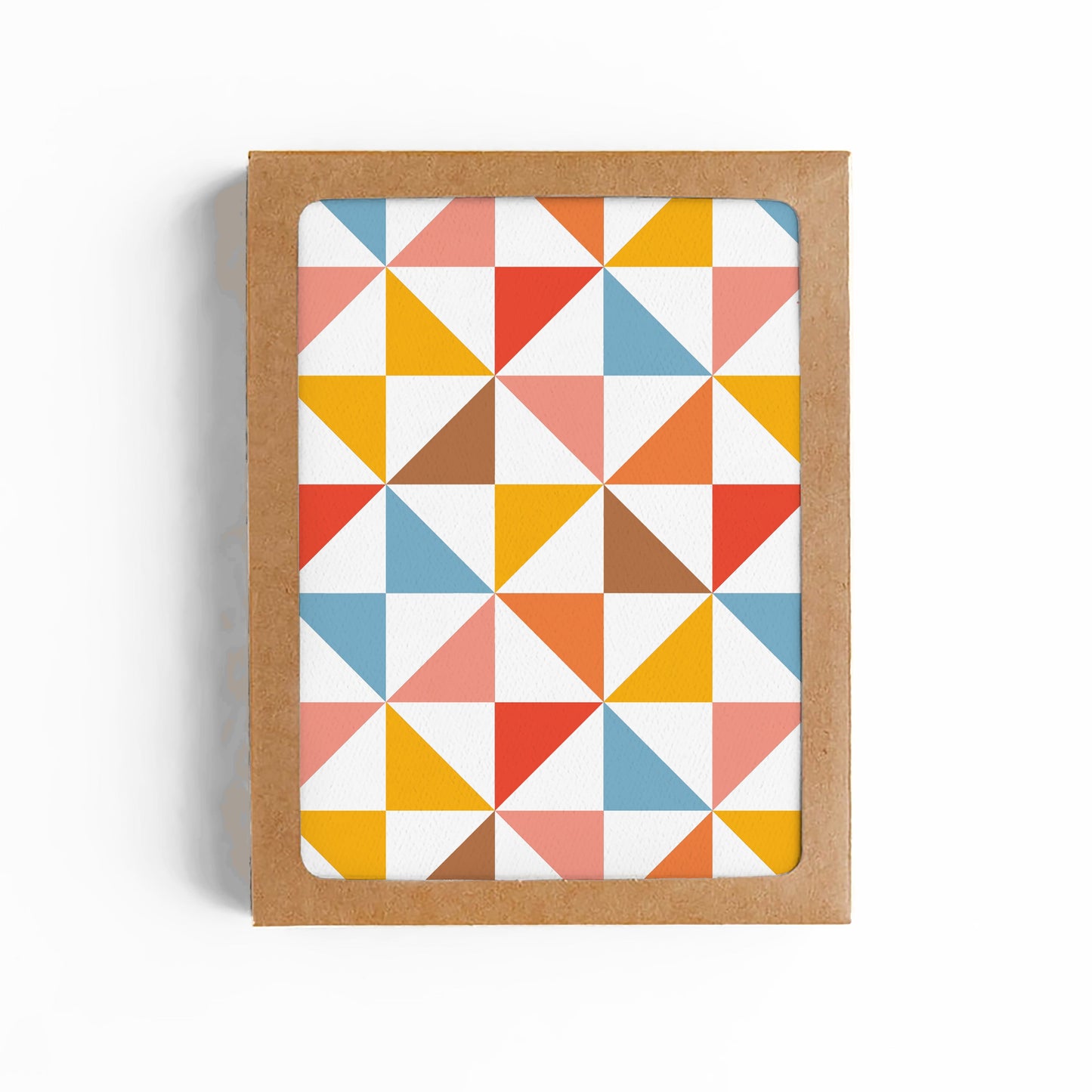 Retro Quilt Blank Card-Boxed Set of 8 Cards