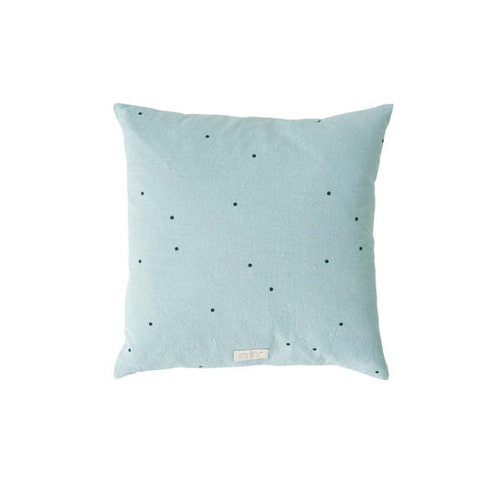 Kyoto Dot Cushion Cover Square - Dusty Blue