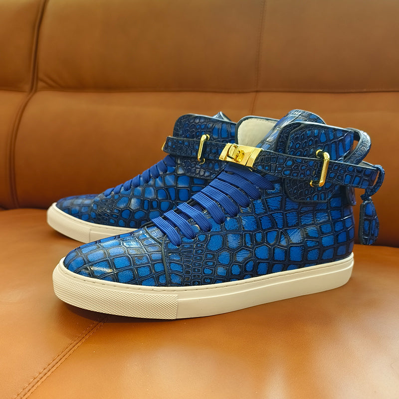 Sovereign High-Top Luxe Sneakers