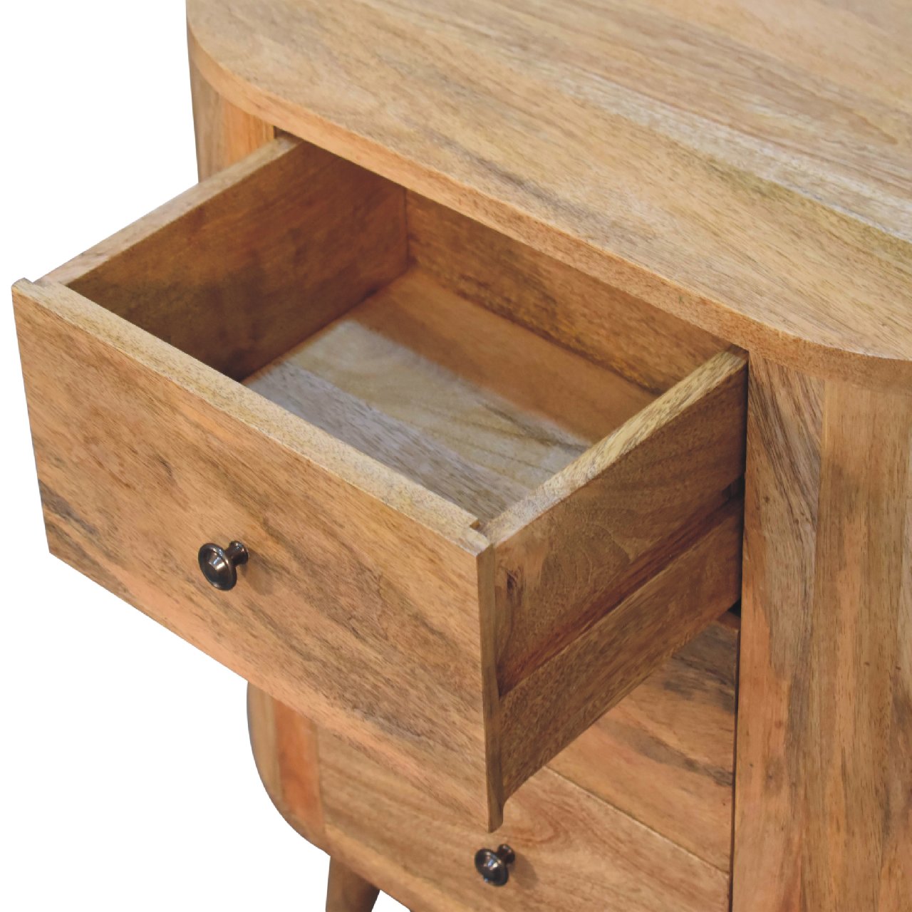 Solid Wood Mini Oak-ish Cabinet