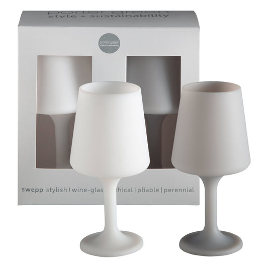 blanc + dove | swepp | silicone unbreakable wine glasses