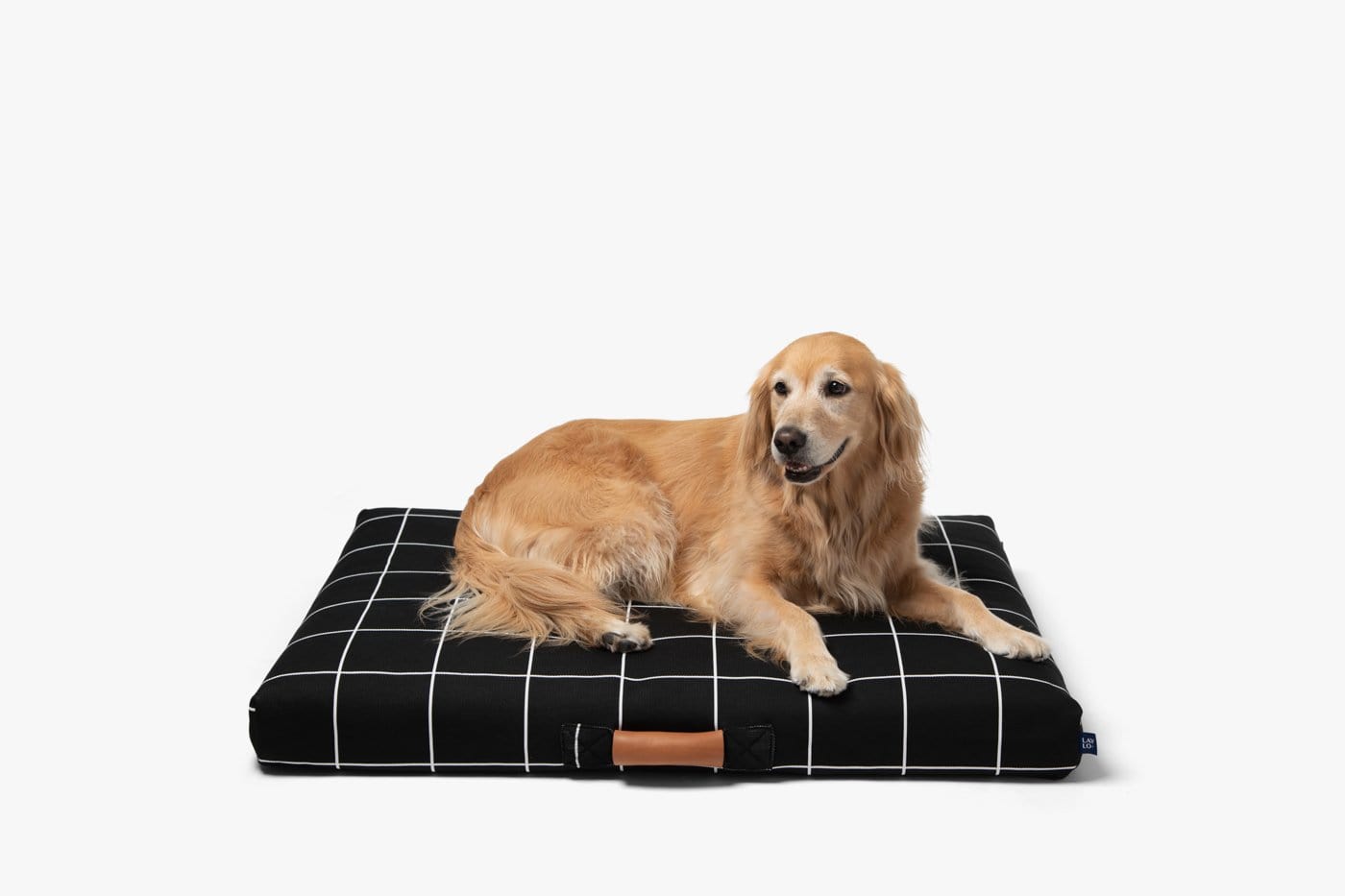 Black Grid | Luxury Dog Bed or Bed Cover