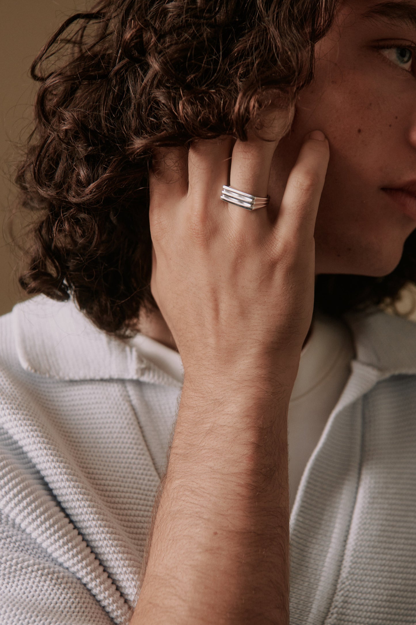 Austin Square Pinky Ring