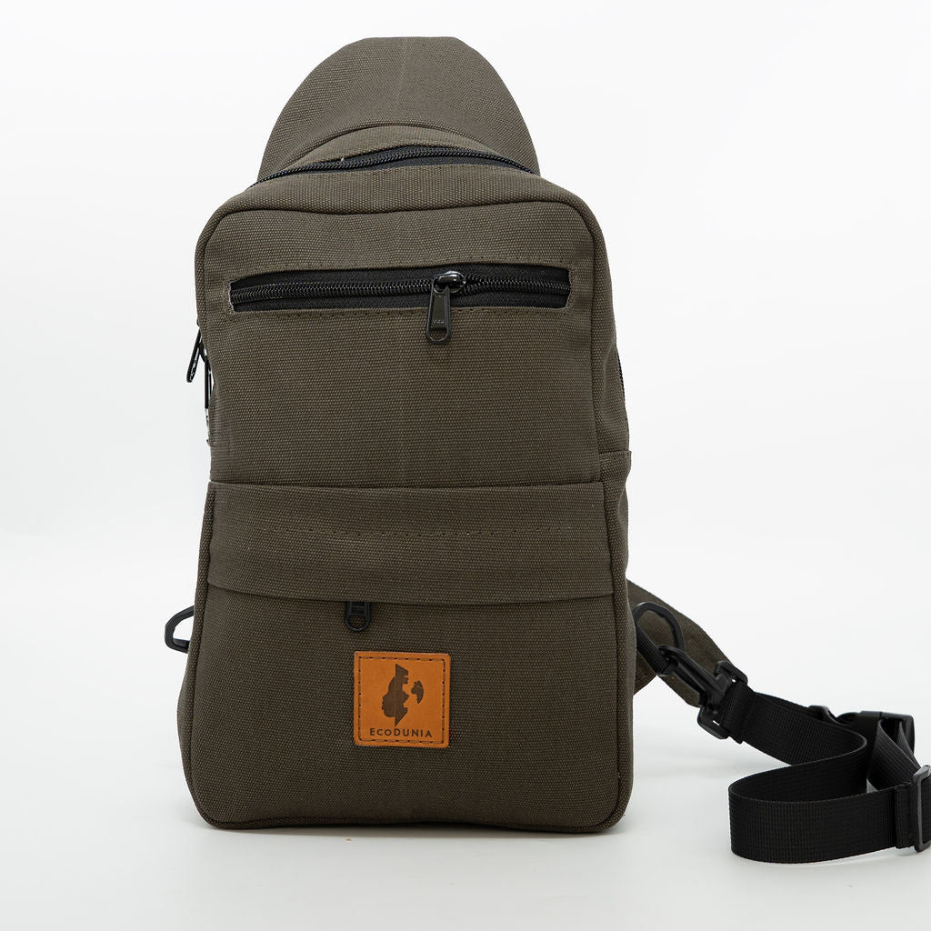 Canvas Crossbody Sling Bag for Men | Umoja Large Sling Bag for Women