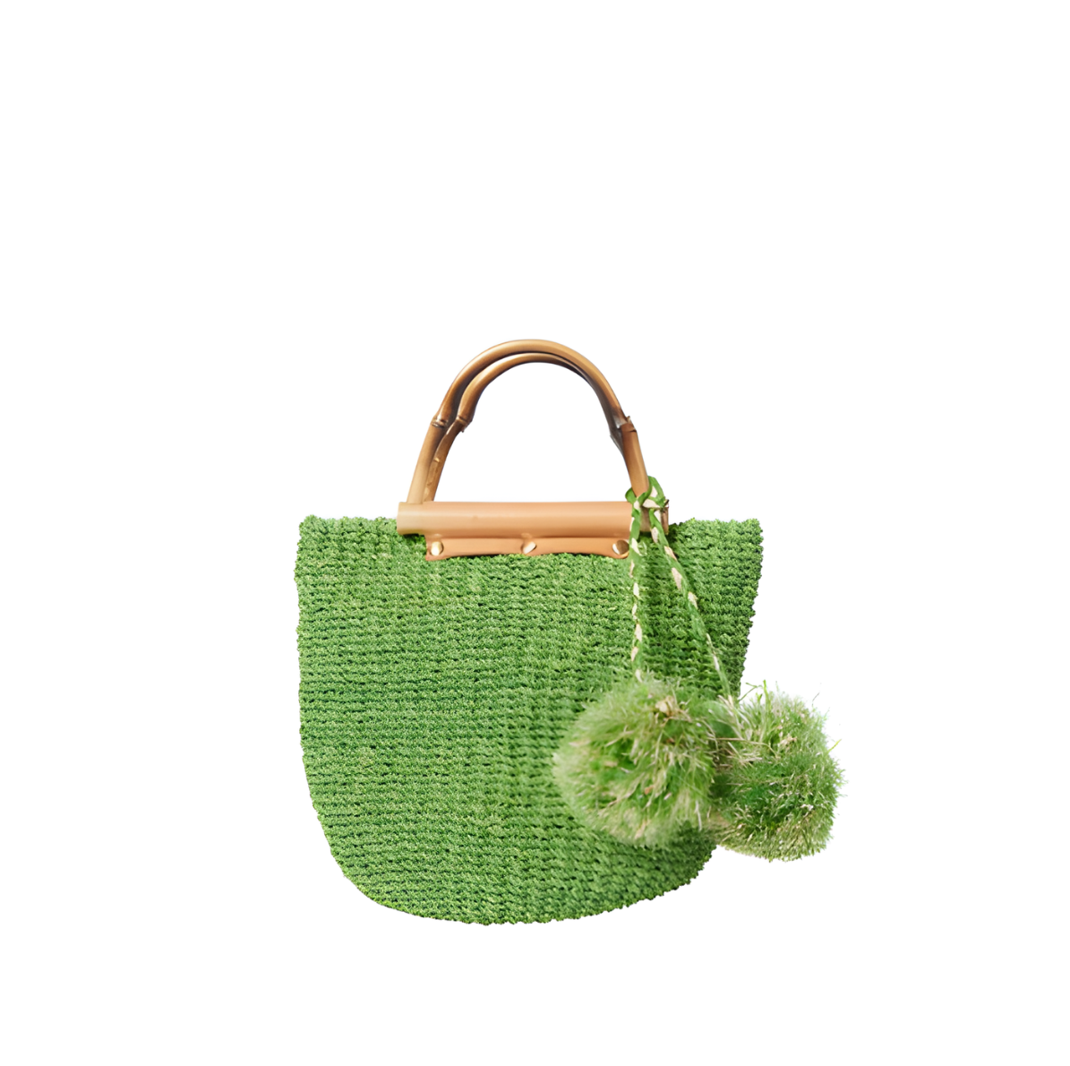 Maxi Straw Poof Crossbody