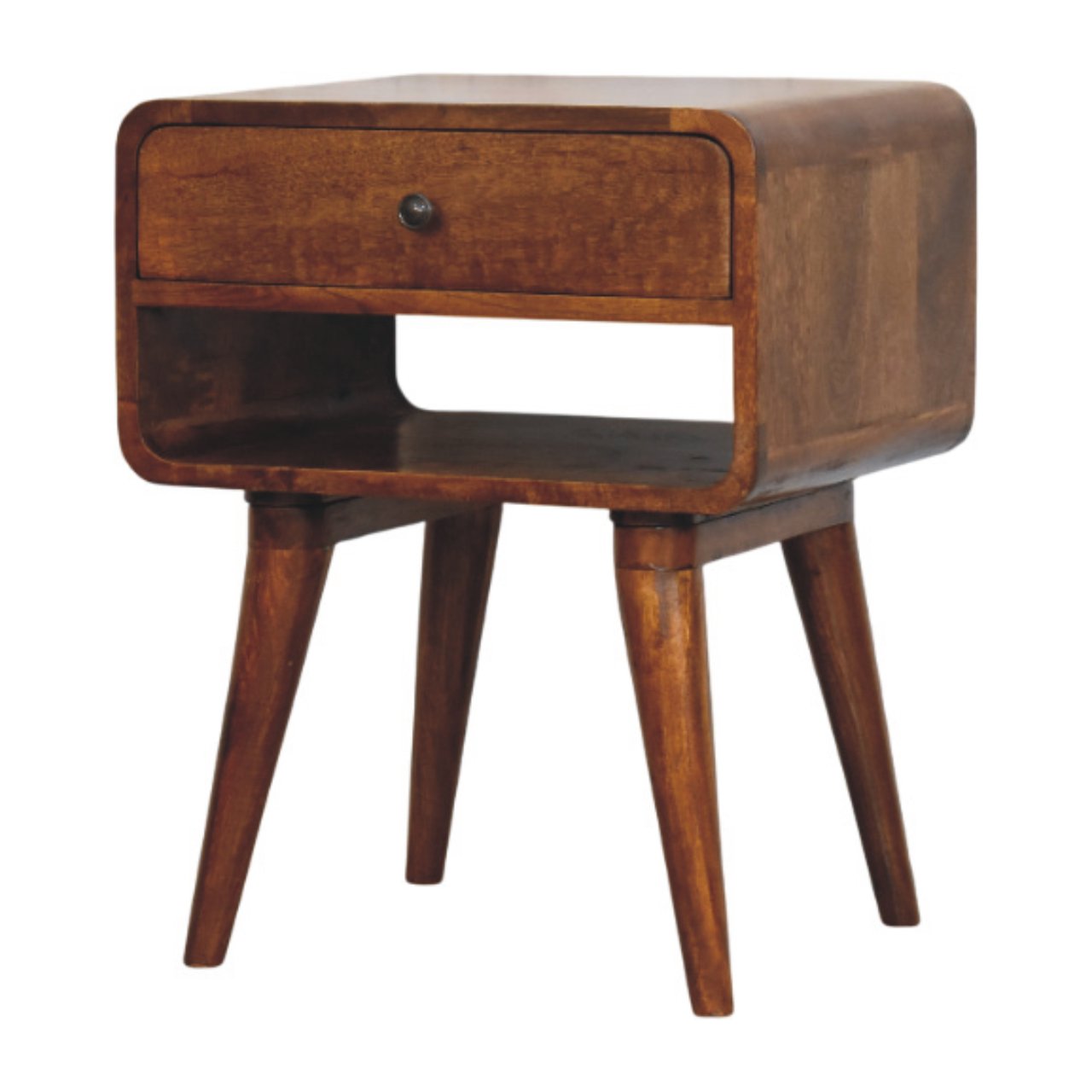 Solid Wood Avora Chestnut Nightstand