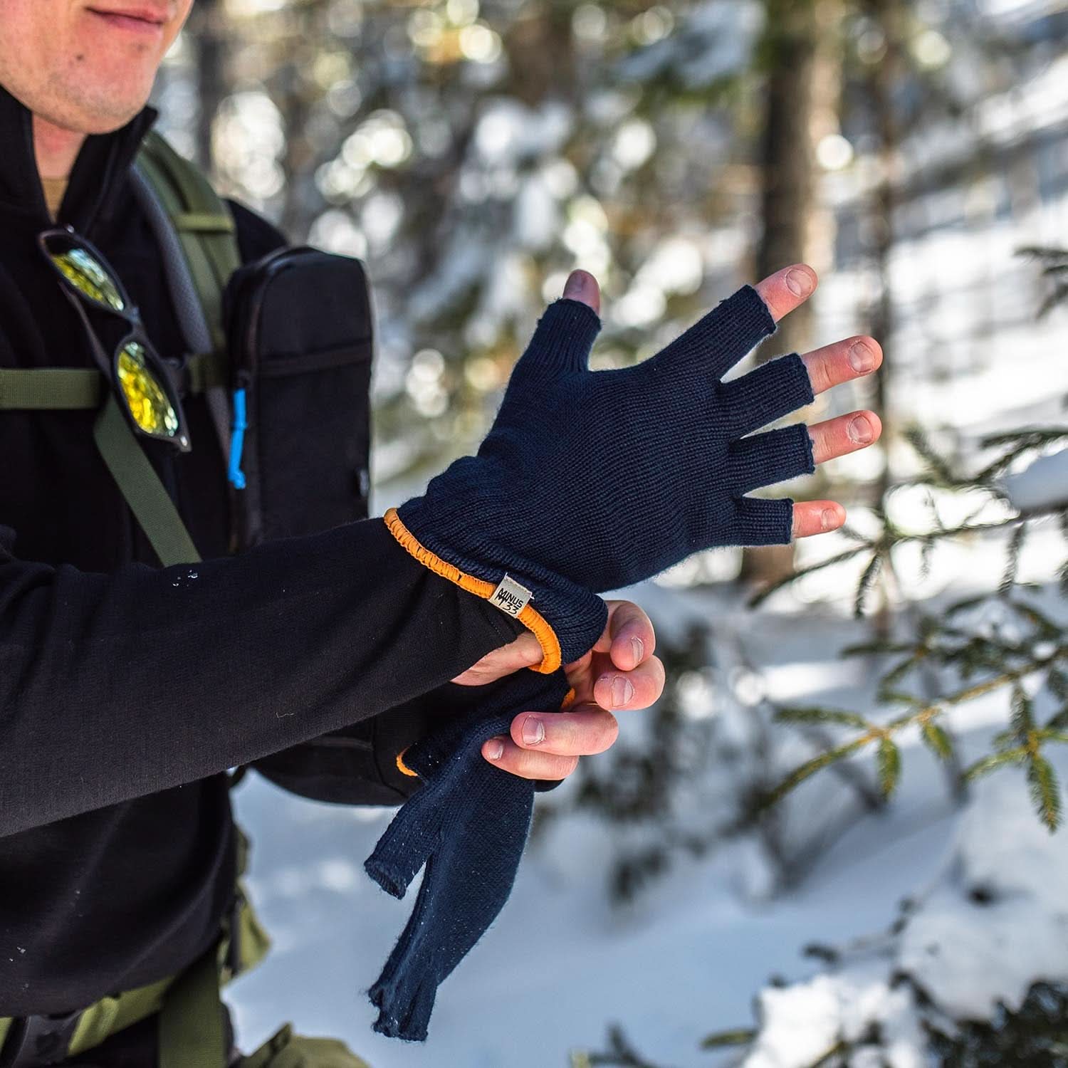 Lightweight Fingerless Wool Gloves - Osadia Concept Store