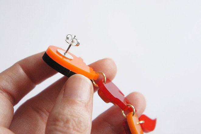 Fire Breather Earrings Halloween Earrings by Laliblue