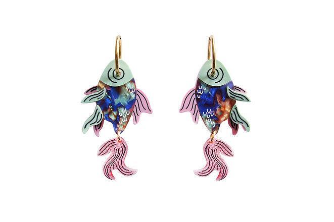 Fish Earrings by Laliblue