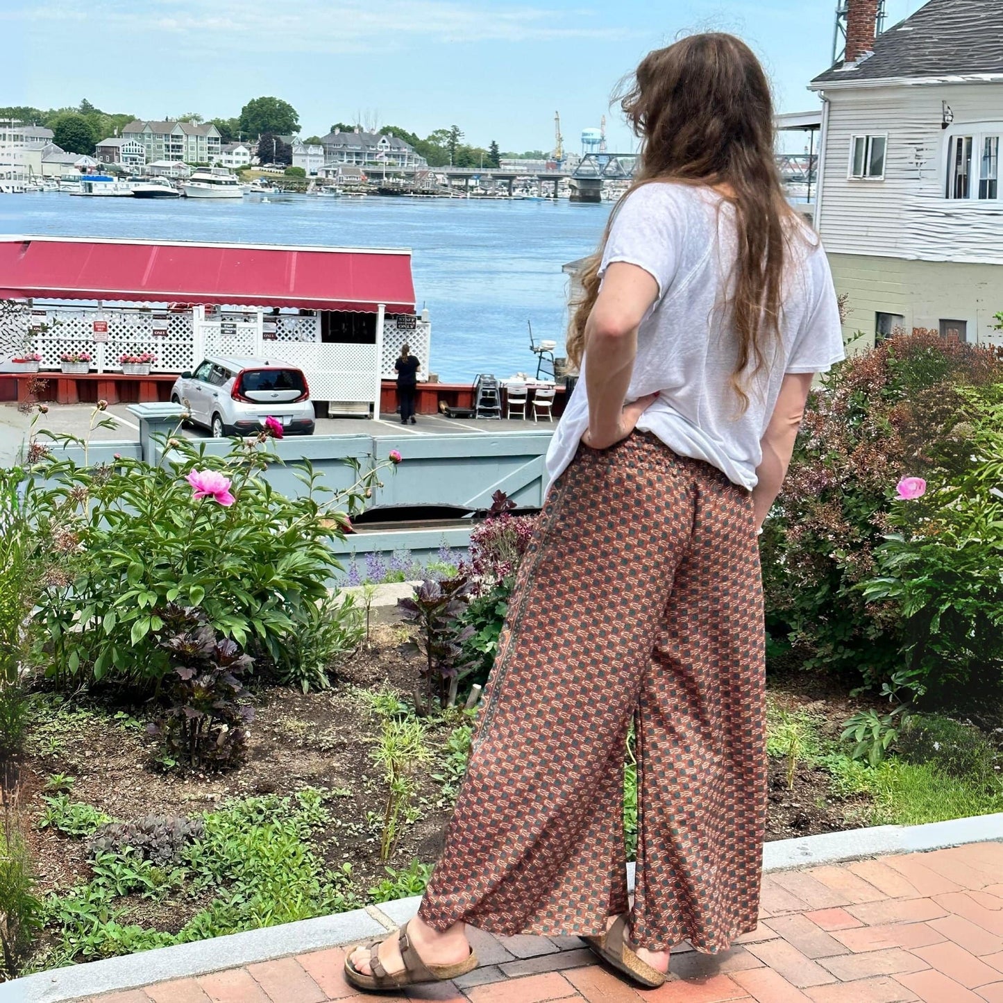 Free Spirit Wide-Leg Palazzo Pants with Pockets