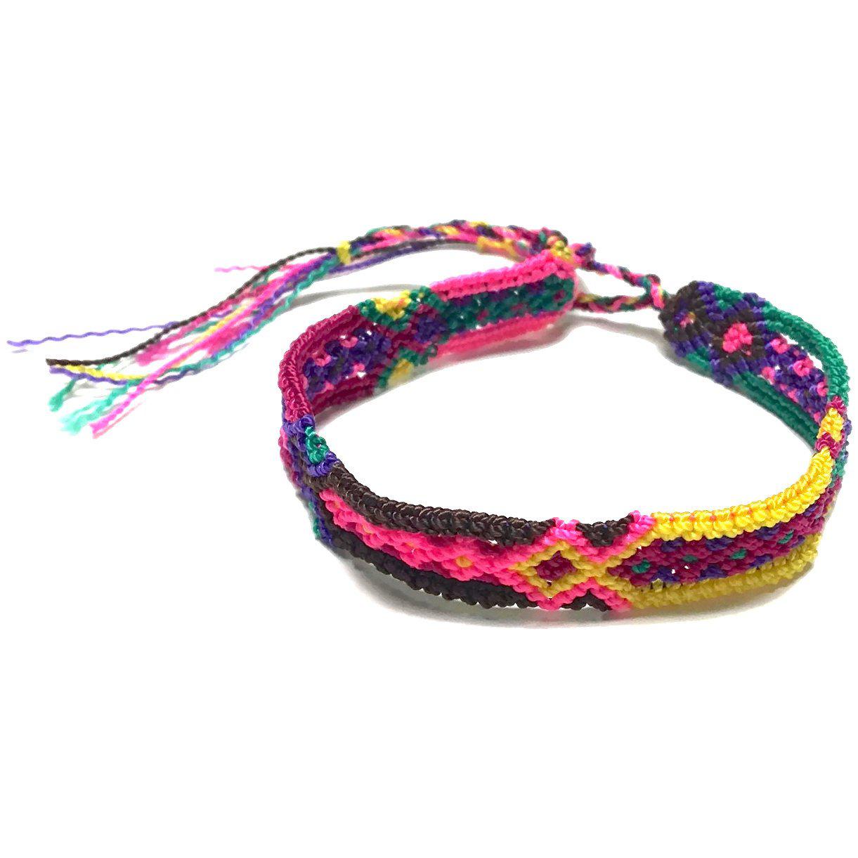 Friendship Woven Boho String Bracelet (4 Sizes) - Mexico