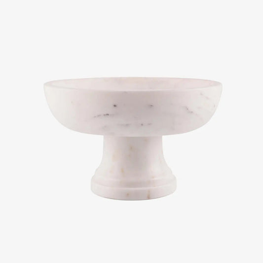 Gala Natural Marble Pedestal Bowl
