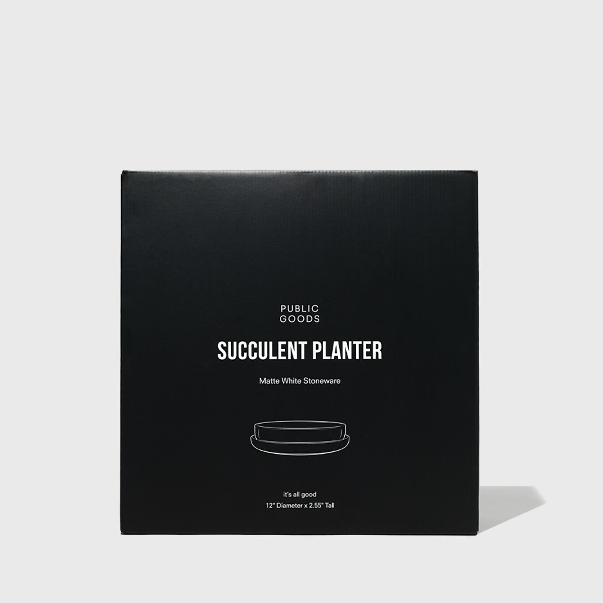 Stoneware Succulent Planter