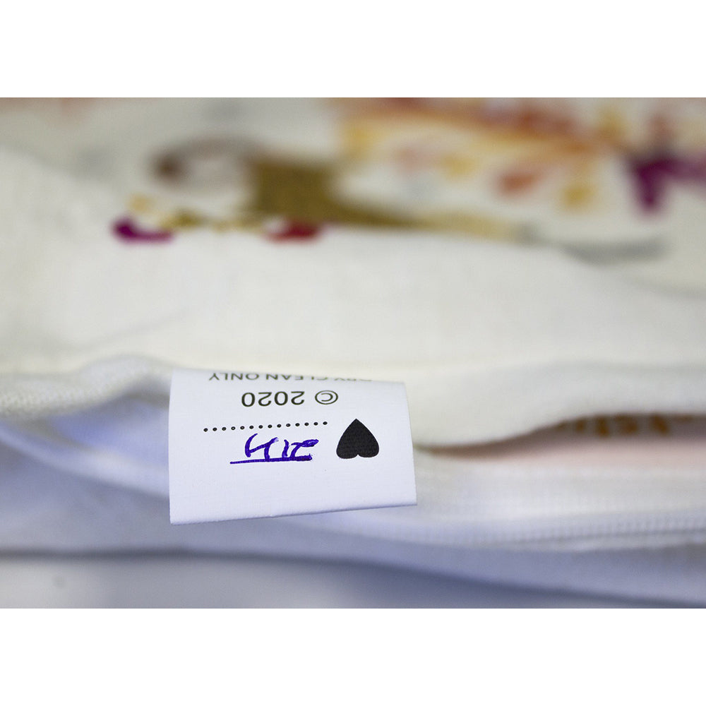 Gemini Astrology Hand-Embroidered Pillow by Cat Studio