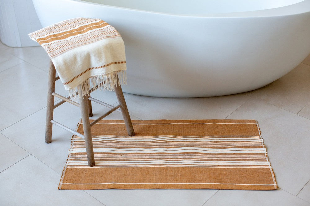 Genalé Handwoven Ethiopian Cotton Bath Mat