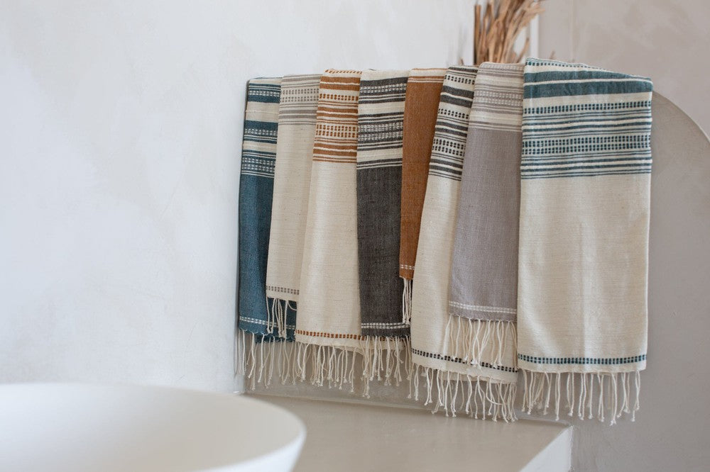 Genalé Handwoven Ethiopian Cotton Hand Towel