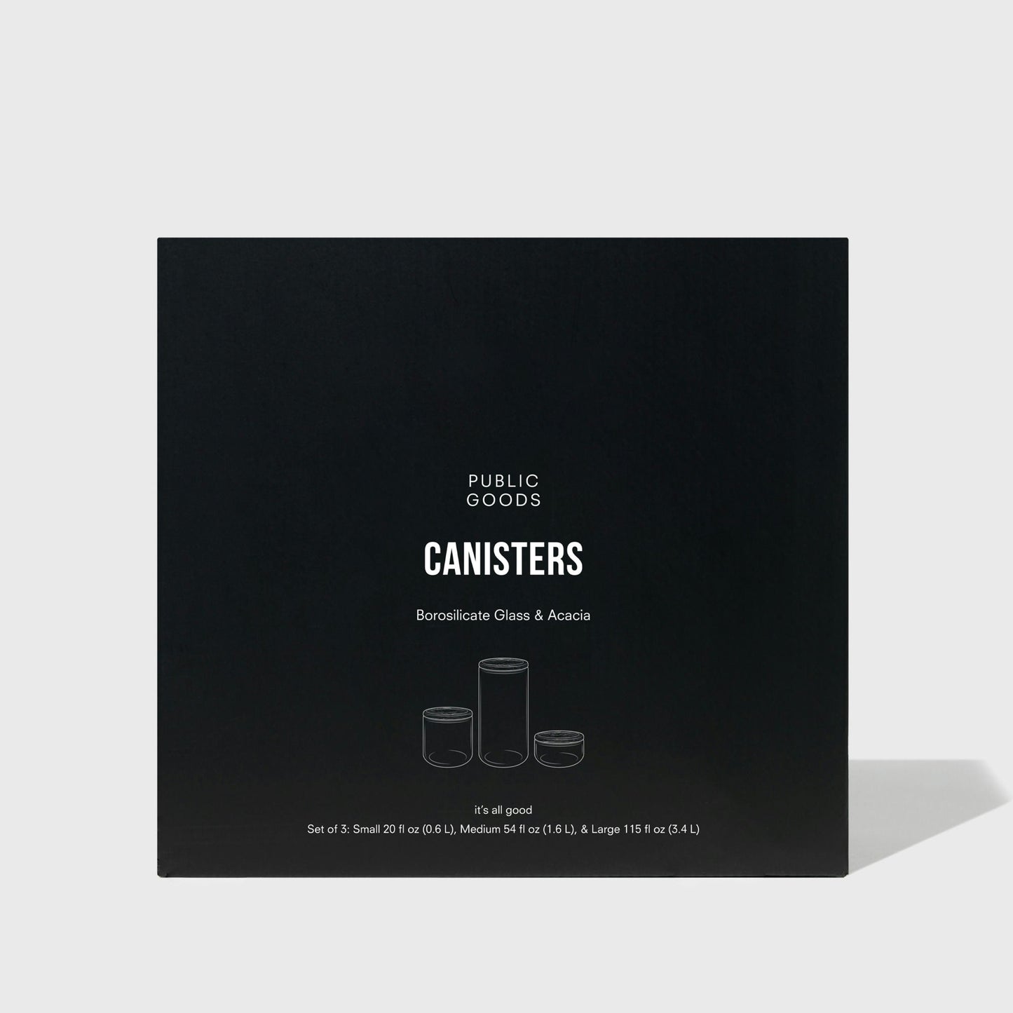 Glass Canisters - Osadia Concept Store