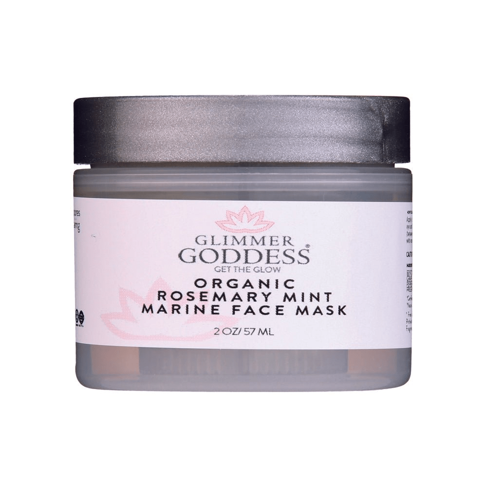 Glimmer Goddess Organic Rosemary Mint Algae Face Mask – Hydrating, Purifying & Anti-Aging - Osadia Concept Store