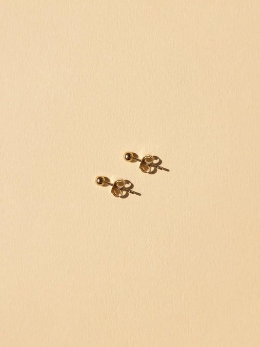 Eternal Gold Ball Stud Earrings