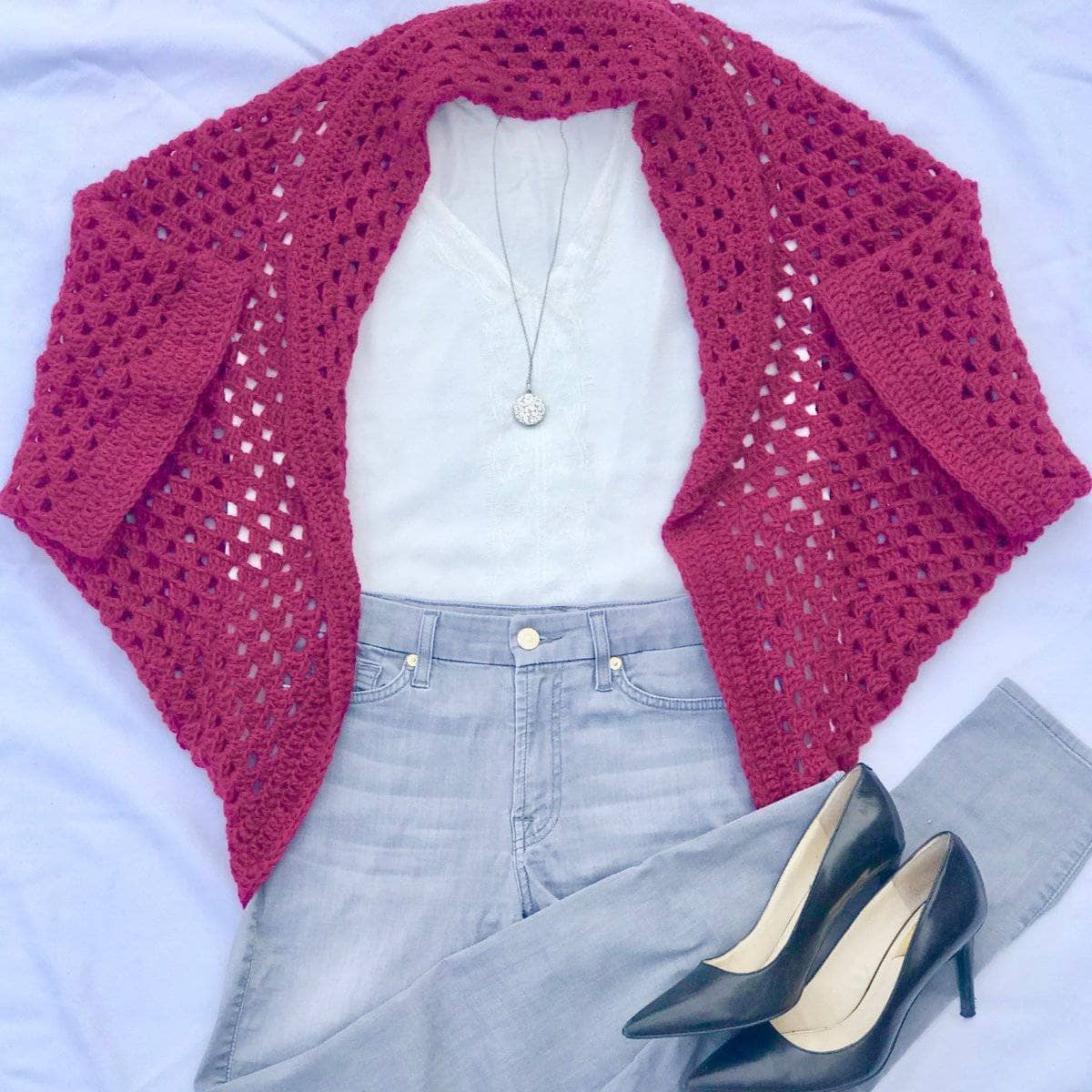 Granny Square Cardi Crochet Pattern - Osadia Concept Store