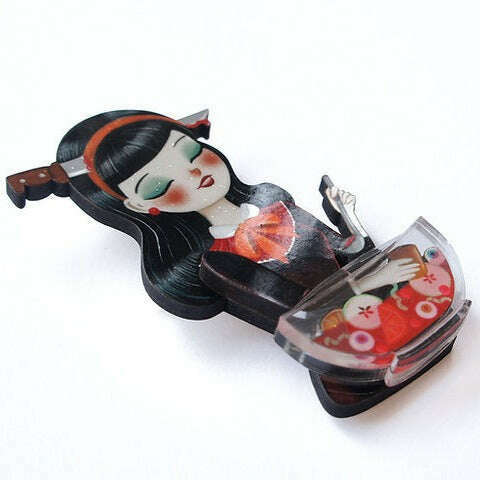 Halloween Punch Brooch by Laliblue | PRE-ORDER SHIPS IN 2-3 WEEKS